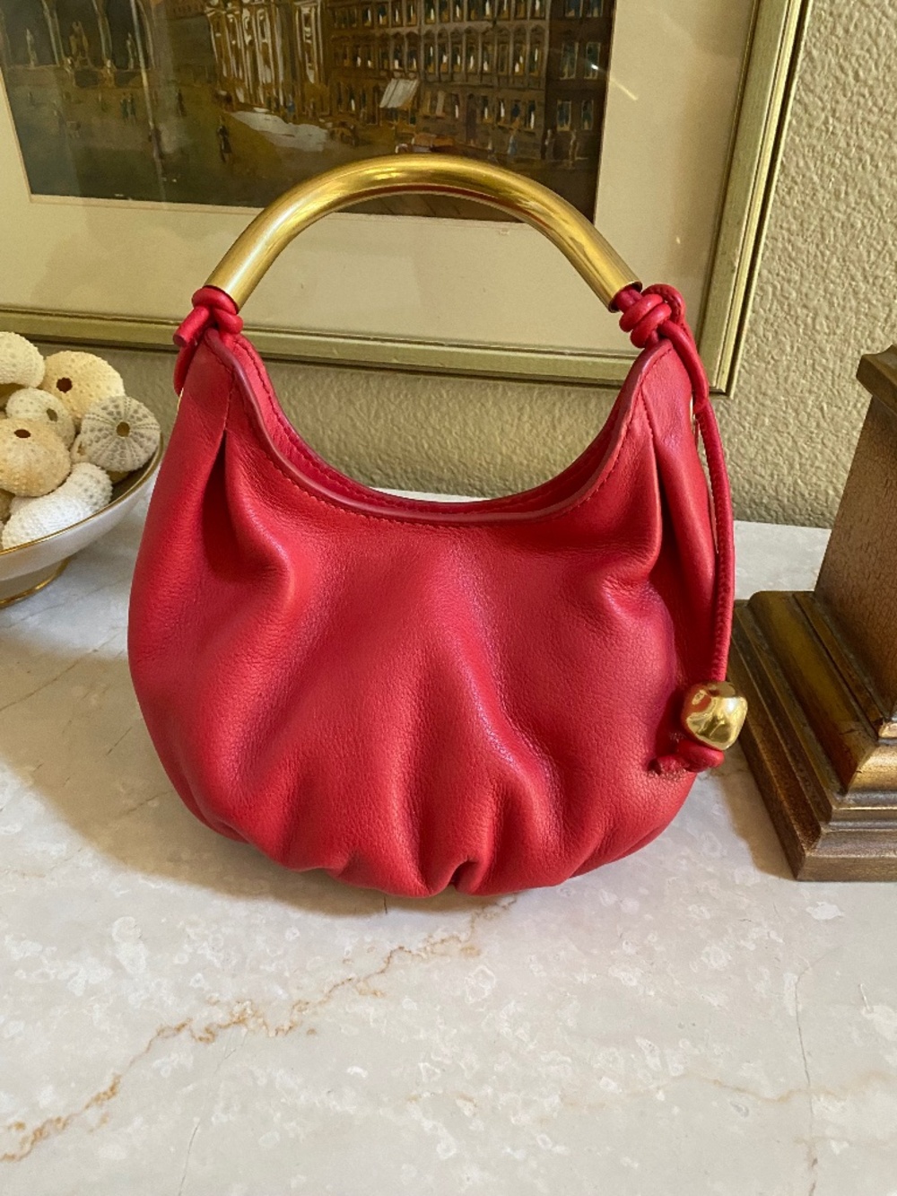 NWT Madewell The Camren Mini Bag Bandana Red